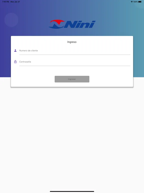 Ảnh chụp màn hình của Nini online iPad 