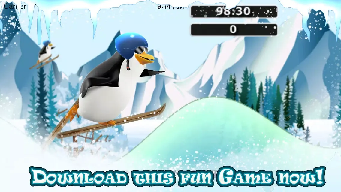 Skiing Penguin Free - The Alpine Ski Adventure سکرین شاٹس