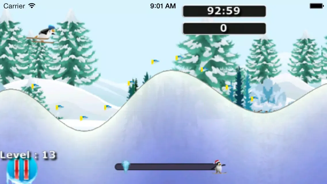 Skiing Penguin Free - The Alpine Ski Adventure سکرین شاٹس