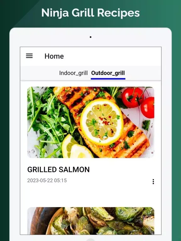 Ninja Woodfire Grill Recipes iPad  स्क्रीनशॉट