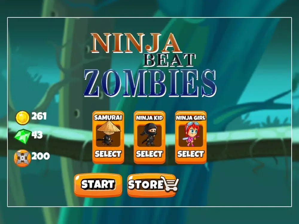 صور Ninja beat zombies iPad 