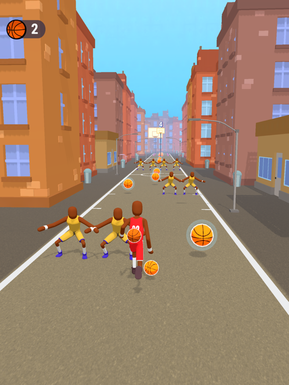 Tangkapan layar Basketball Run - 3D iPad 
