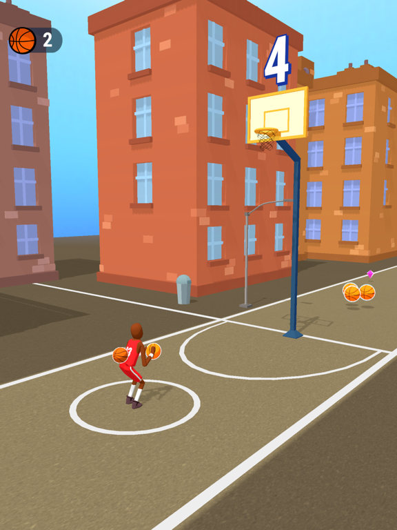 Tangkapan layar Basketball Run - 3D iPad 