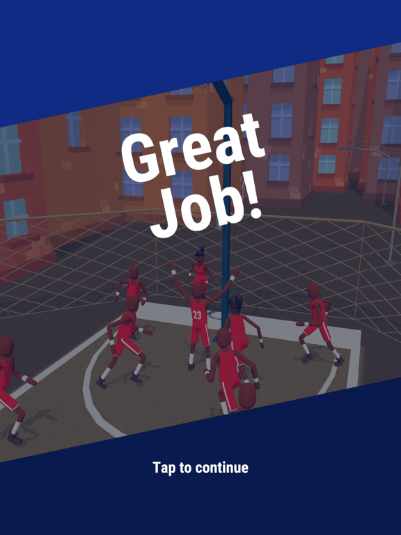 Tangkapan layar Basketball Run - 3D iPad 