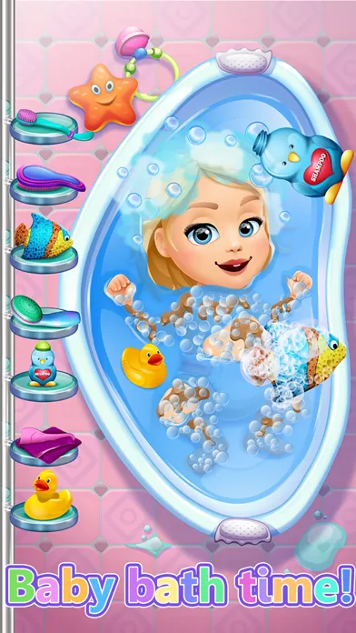 Capturas de tela do Baby Girl Care Story - Family & Dressup Kids Games