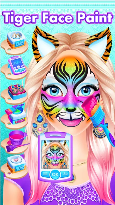 Tangkapan skrin Face Painting & Makeup Girls Party Salon - Kid Spa