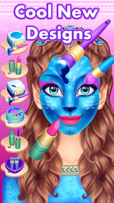 Tangkapan skrin Face Painting & Makeup Girls Party Salon - Kid Spa