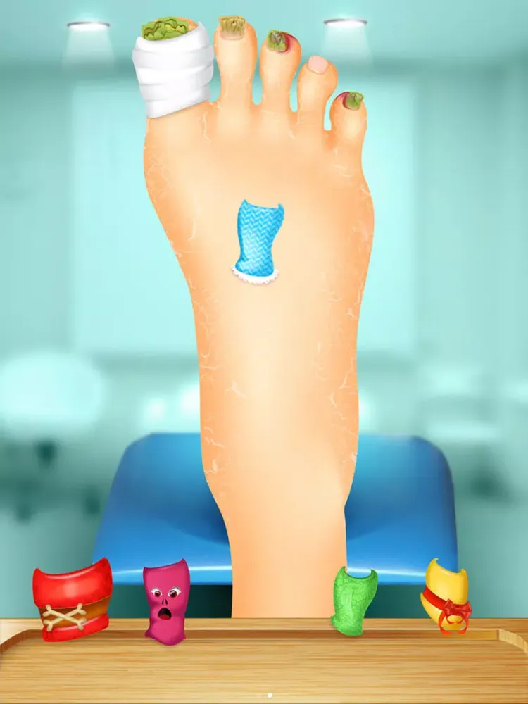 Capturas de tela do Foot Doctor - Kids Hospital & Salon Games iPad 