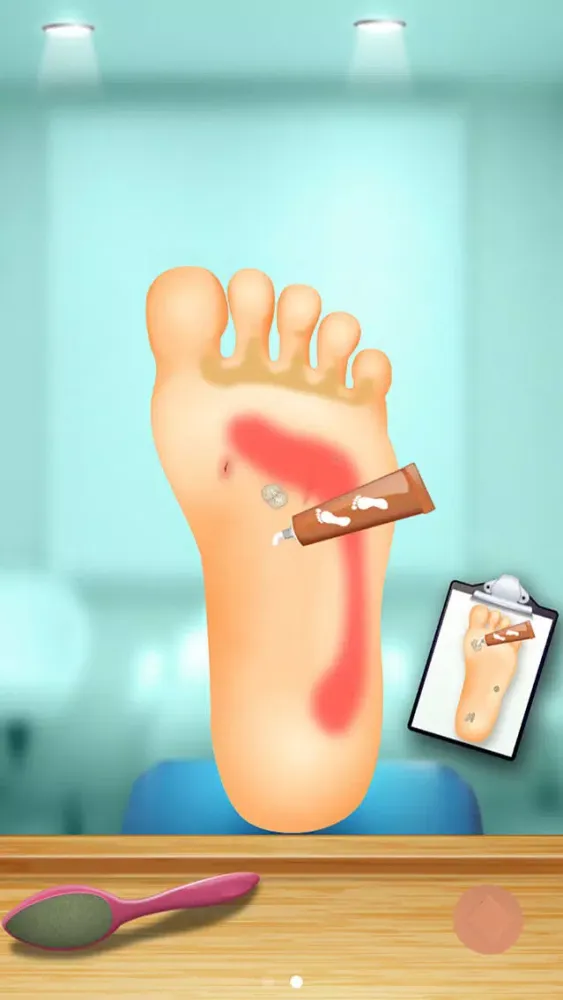 Capturas de tela do Foot Doctor - Kids Hospital & Salon Games