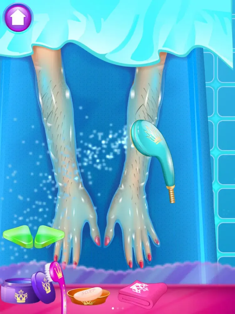 Girls Shaving Salon - Leg and Arm Shave iPad  سکرین شاٹس