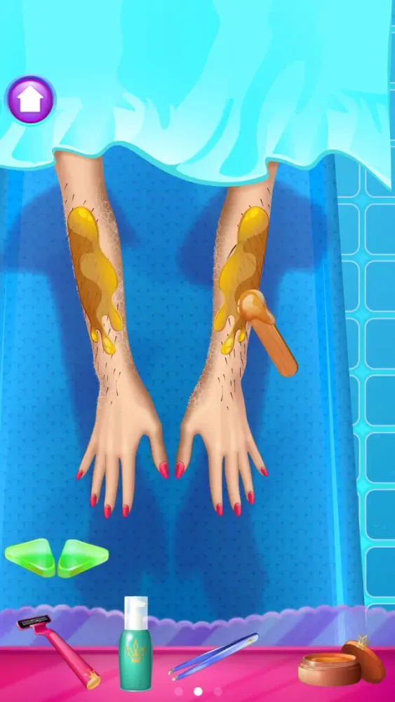 Girls Shaving Salon - Leg and Arm Shave سکرین شاٹس