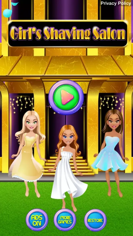 Girls Shaving Salon - Leg and Arm Shave سکرین شاٹس