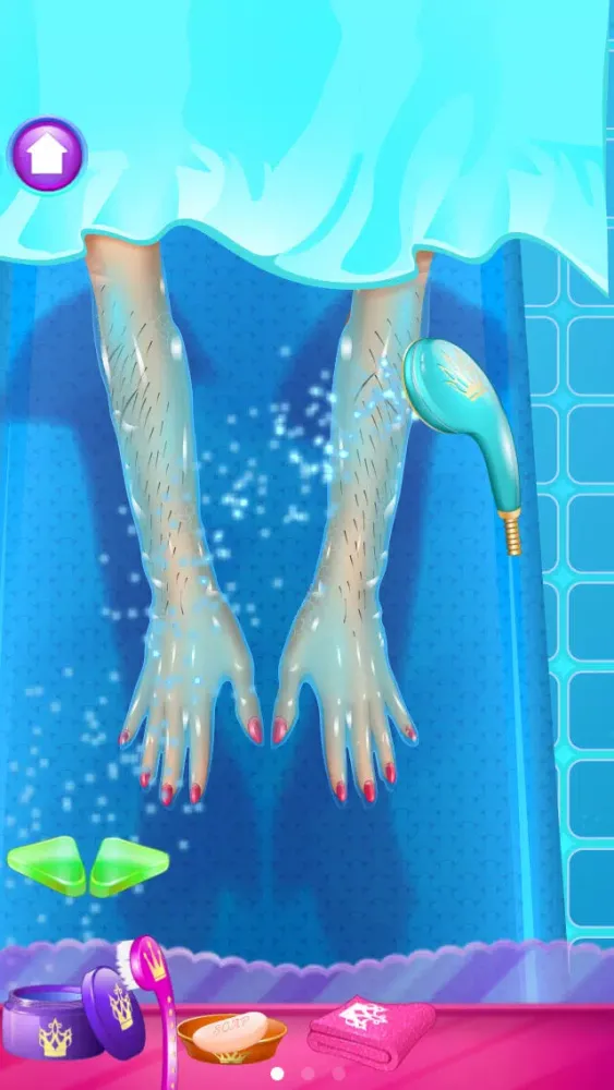 Girls Shaving Salon - Leg and Arm Shave سکرین شاٹس