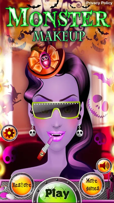 Monster Makeup - Kids Games & Girls Dressup Salon应用截图