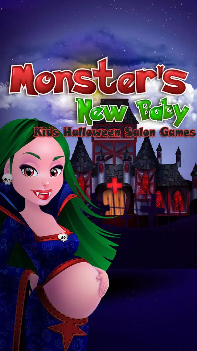 Monster's New Baby - Kids Halloween Salon Games 스크린샷