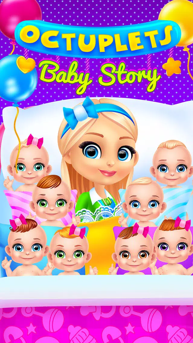 Octuplets Baby Story - Babies & Mommy Games for Girls Screenshots