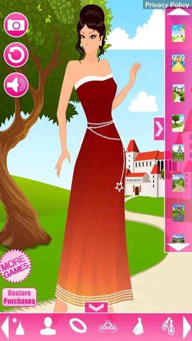 Screenshot di Dress-Up Princess - Dressup, Makeup & Girls Games