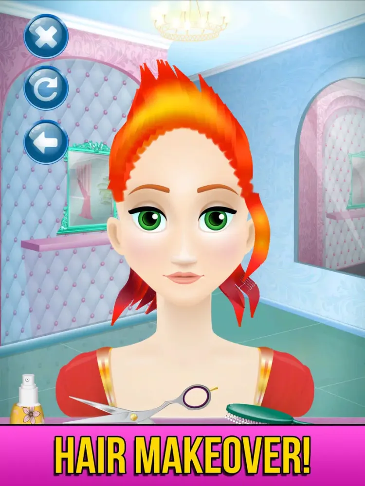 Princess Haircuts iPad  スクリーンショット