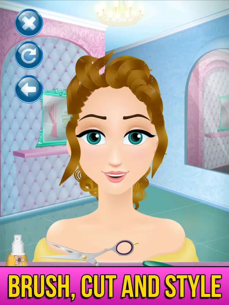 Princess Haircuts iPad  スクリーンショット