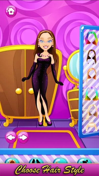 Capturas de tela do Rainbow Princess Hair Salon