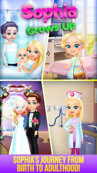 Sophia Grows Up - Makeup, Makeover, Dressup Story スクリーンショット