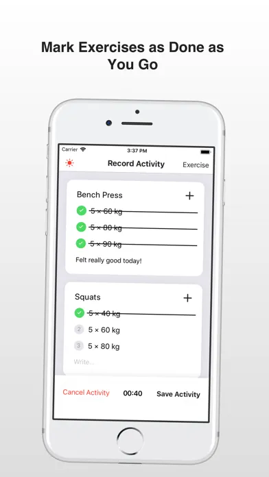 تصاویر Ninjagains Workout Tracking