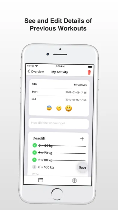 تصاویر Ninjagains Workout Tracking