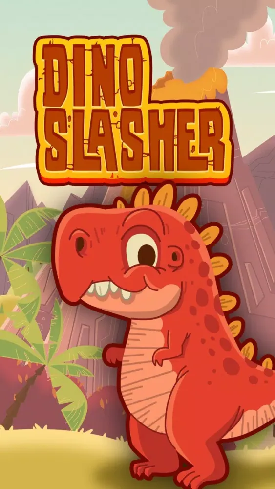 ภาพหน้าจอของ Dino slasher hunter - No cut fruit