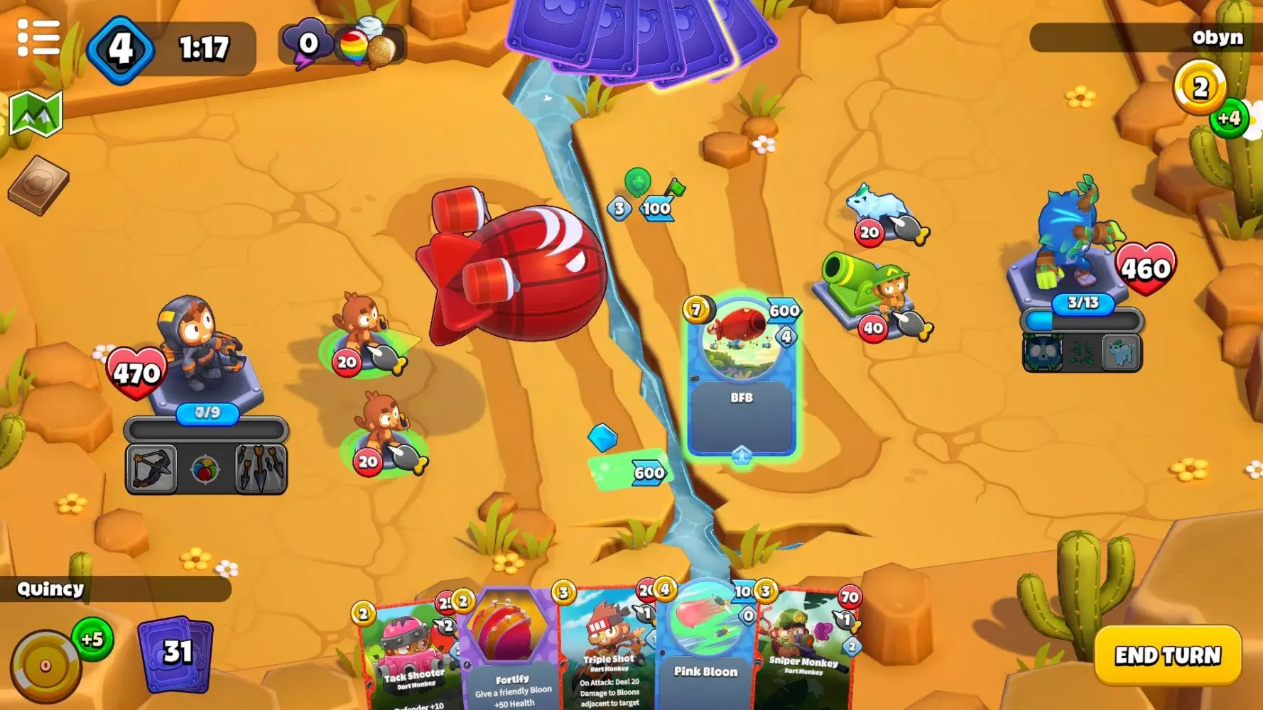 Bloons Card Storm Ekran Görüntüleri