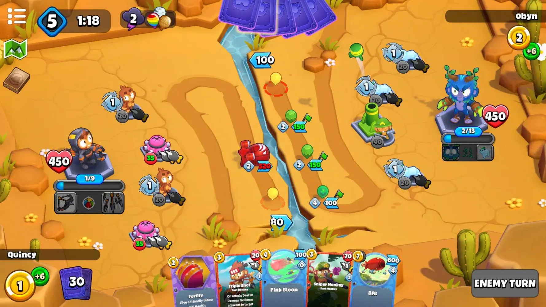 Bloons Card Storm Ekran Görüntüleri