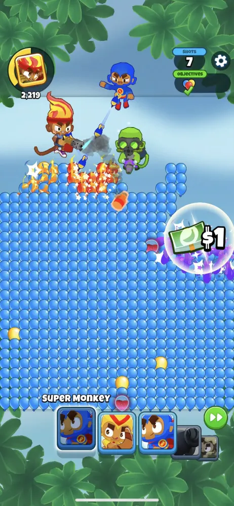 Tangkapan layar Bloons Pop!