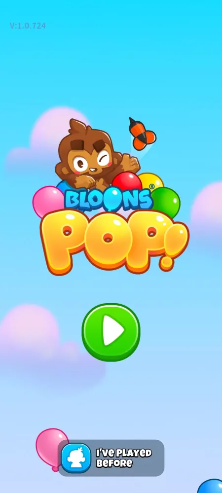 Tangkapan layar Bloons Pop!