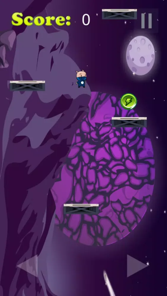 ภาพหน้าจอของ Ninja Pig - Jump