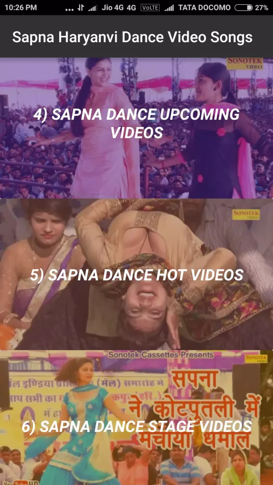Sapna Haryanvi Dance Video Songs Ekran Görüntüleri