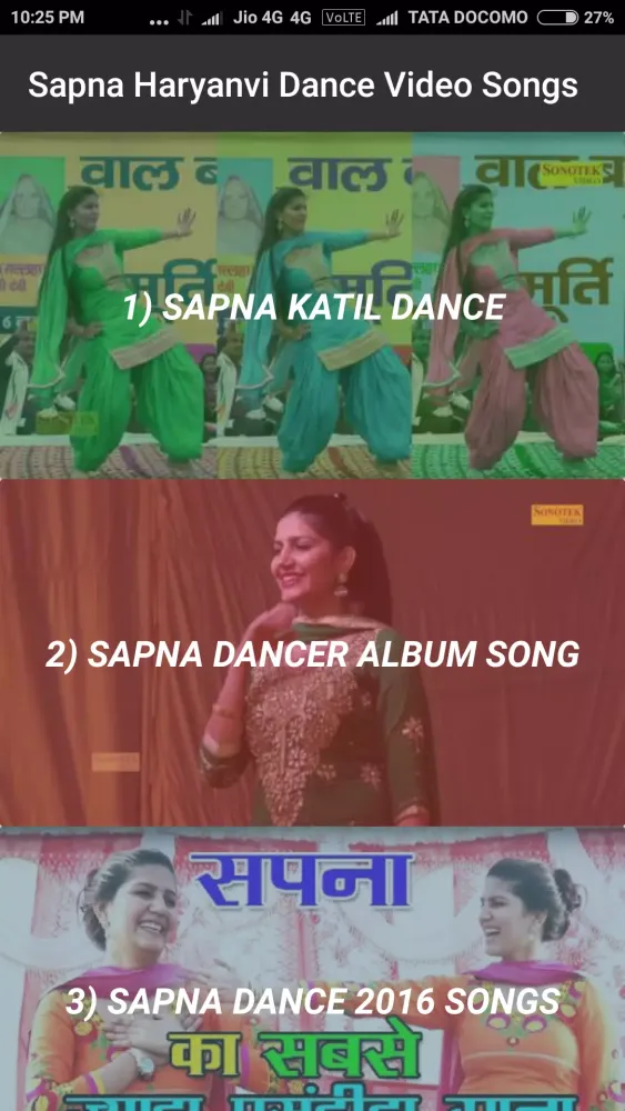 Sapna Haryanvi Dance Video Songs Ekran Görüntüleri