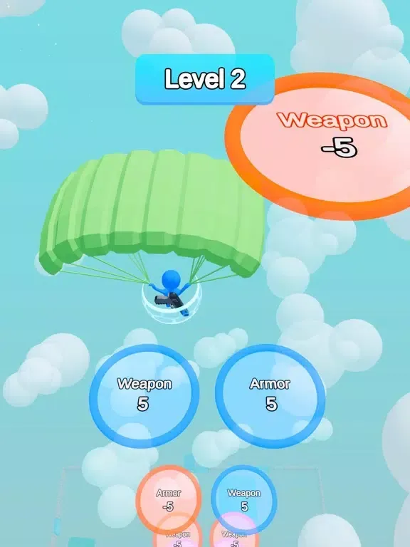 ภาพหน้าจอของ Paratrooper! iPad 