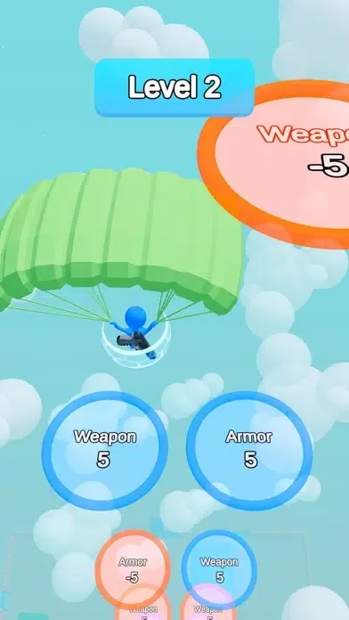 ภาพหน้าจอของ Paratrooper!
