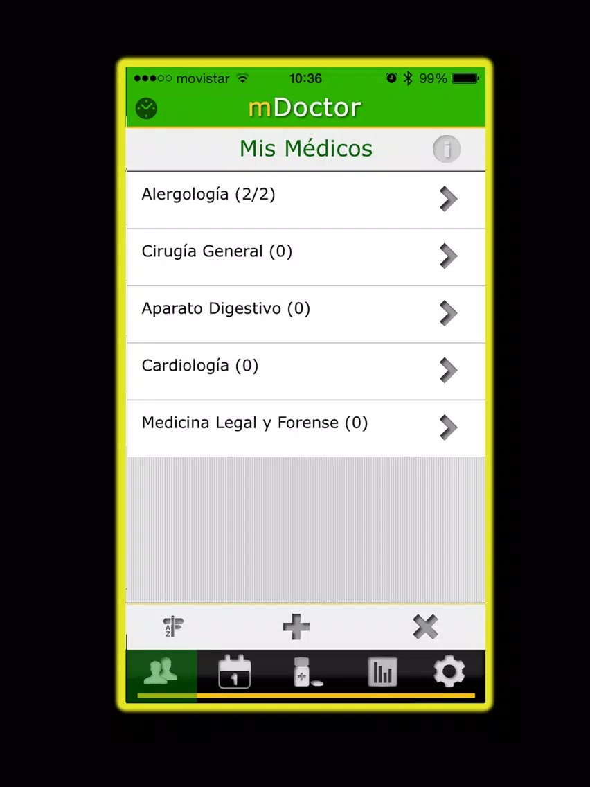 mDoctor iPad  スクリーンショット