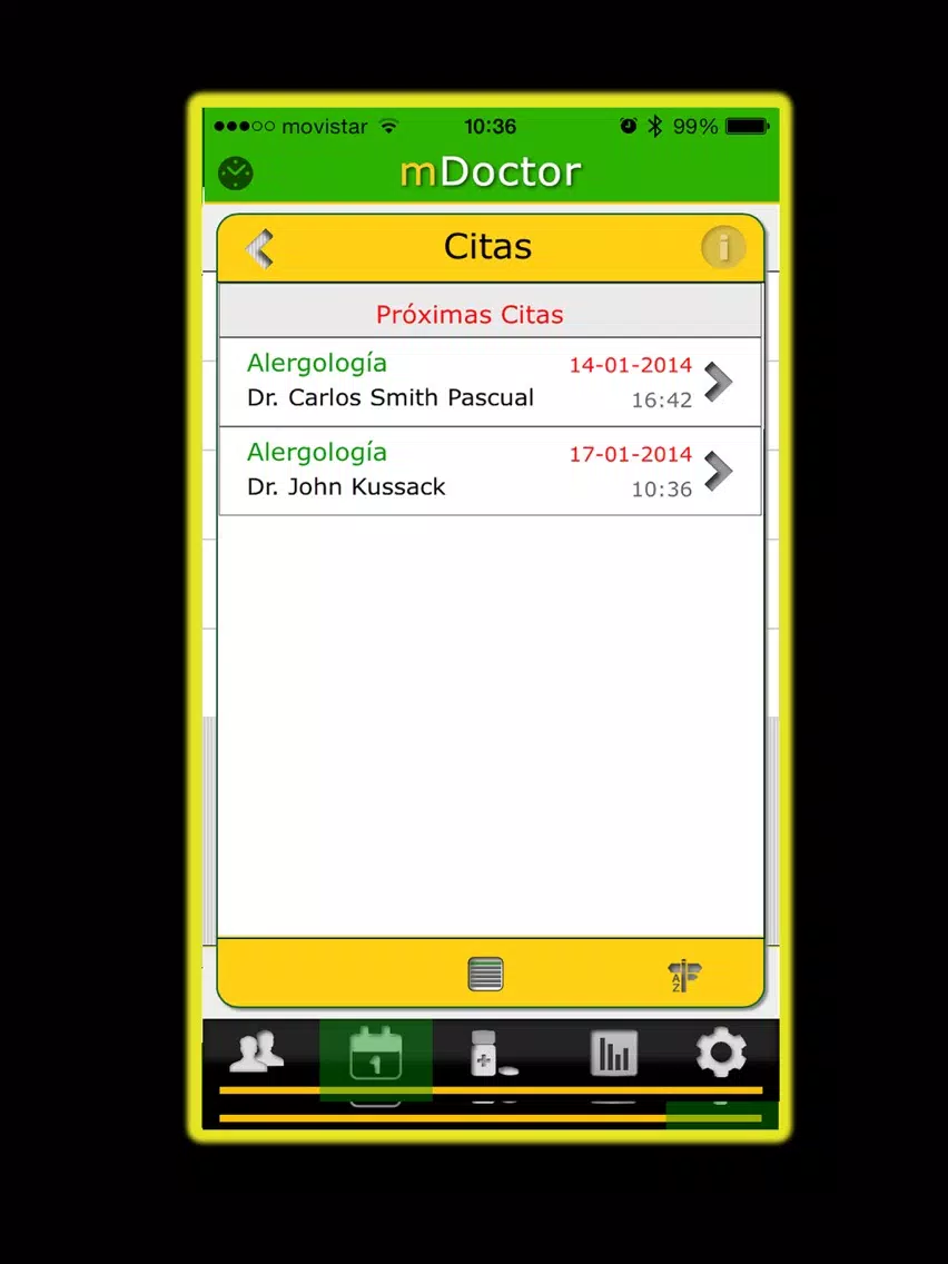 mDoctor iPad  スクリーンショット
