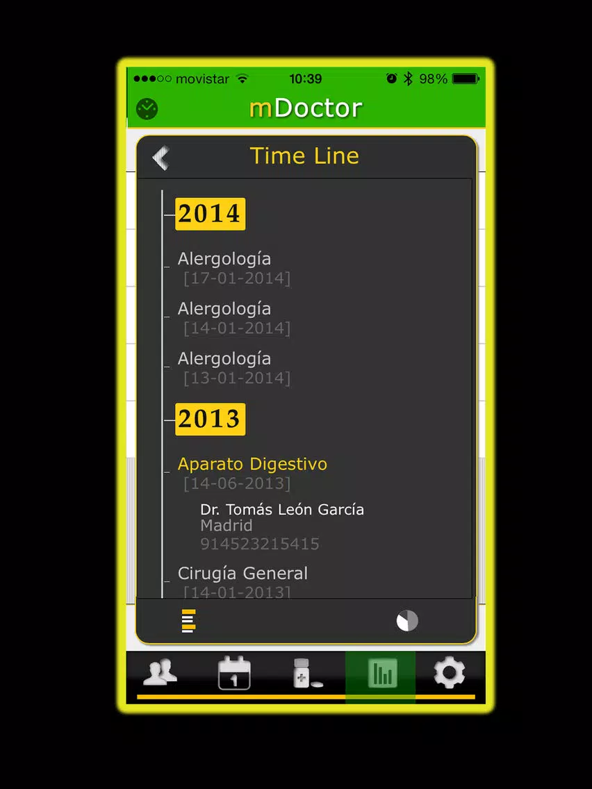 mDoctor iPad  スクリーンショット