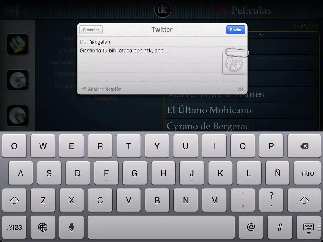 Tangkapan layar tk gratis iPad 