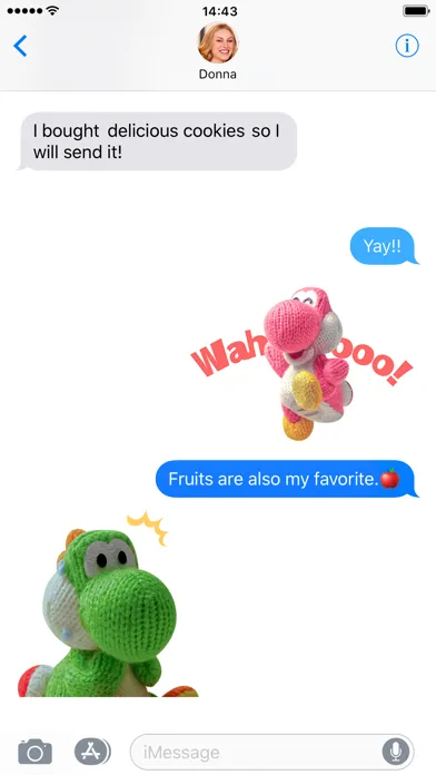 Yarn Yoshi & Poochy Stickers Screenshots