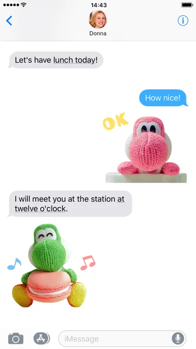 Yarn Yoshi & Poochy Stickers Screenshots
