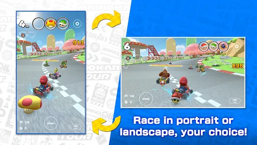 Скриншоты Mario Kart Tour