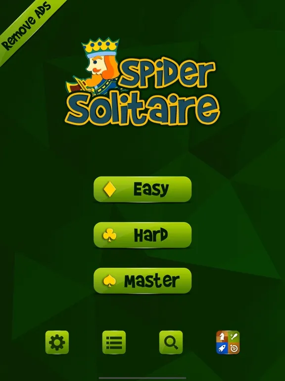 .Spider Solitaire iPad  스크린샷