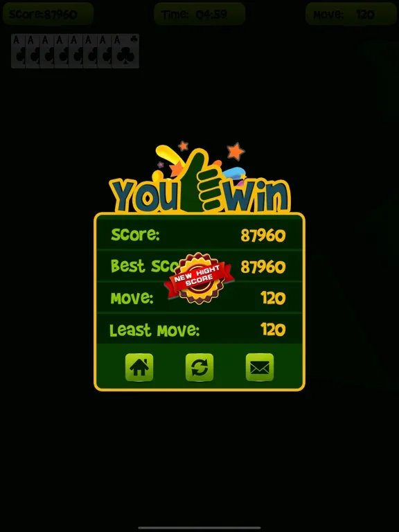 .Spider Solitaire iPad  스크린샷