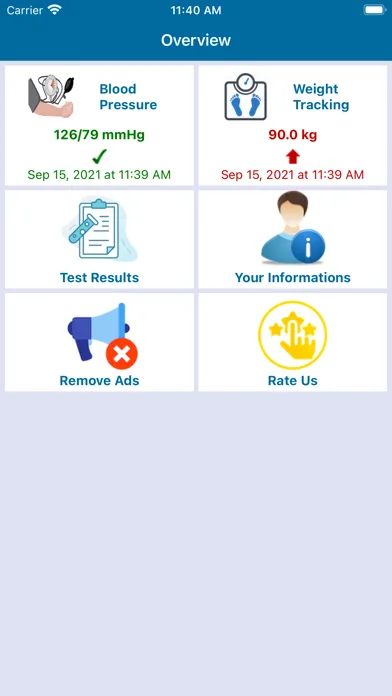 Tangkapan layar My Heart: Health Tracking