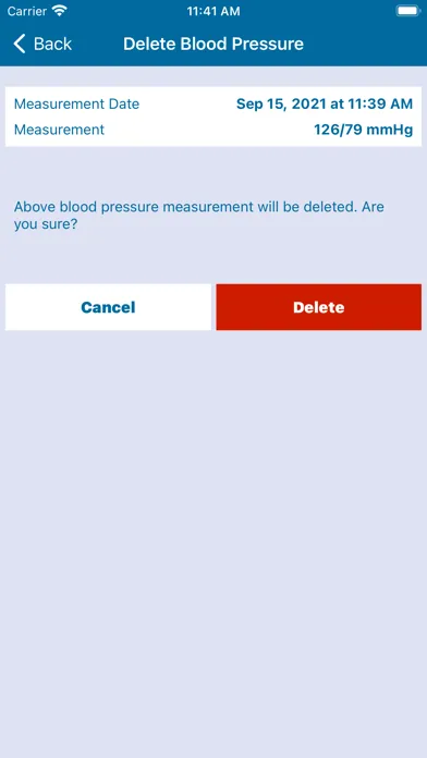 Tangkapan layar My Heart: Health Tracking