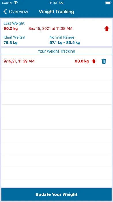Tangkapan layar My Heart: Health Tracking
