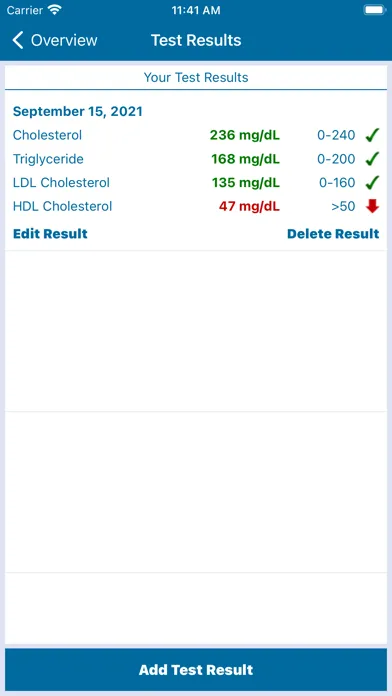 Tangkapan layar My Heart: Health Tracking